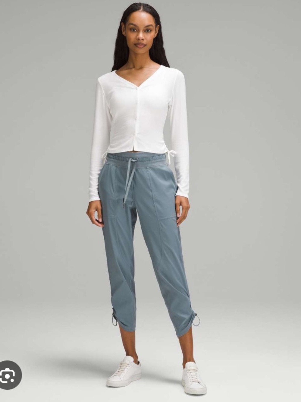 lululemon athletica Cropped Dance Studio Pants in Belgian Blue